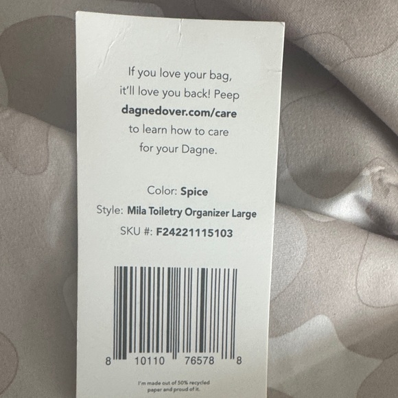 Dagne Dover Large Mila Travel Bag. SPICE COLOR - Picture 7 of 7